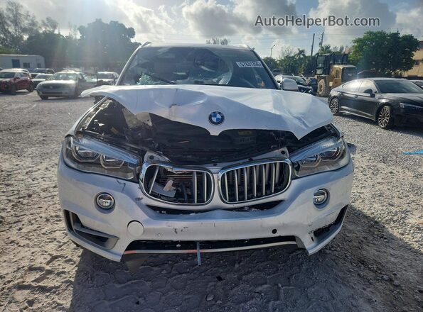 5UXKT0C54J0W02634 2018 BMW X5 White წინა ხედი