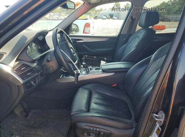 5UXKT0C55G0S77081 2016 BMW X5 Gray Вид салону спереду