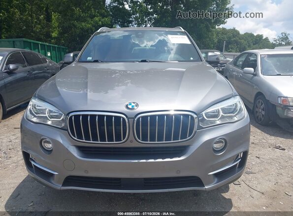 5UXKT0C55J0W04005 2018 BMW X5 Gray Widok zestawu wskaźników