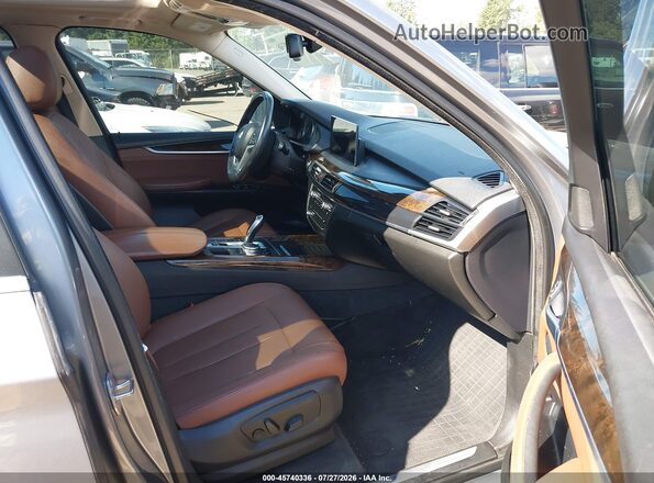5UXKT0C56G0F75240 2016 BMW X5 Gray Սալոնի դիմացի տեսք
