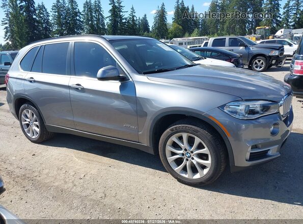 5UXKT0C56G0F75240 2016 BMW X5 Gray Սալոնի հետևի տեսք