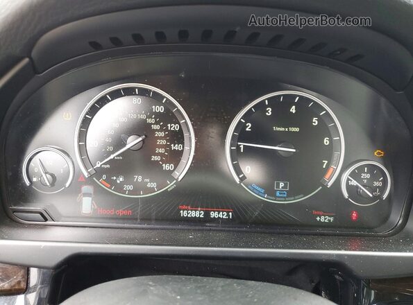 5UXKT0C56G0S75162 2016 BMW X5 Gray Вид щитка приладів
