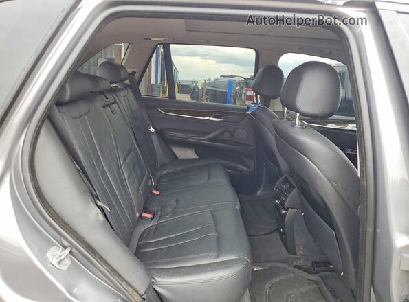 5UXKT0C56G0S75162 2016 BMW X5 Gray Вид задніх сидінь