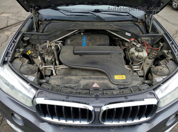 5UXKT0C56G0S75162 2016 BMW X5 Gray Вид задньої частини салону