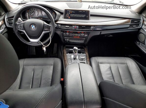 5UXKT0C56G0S75162 2016 BMW X5 Gray Вид панелі приладів