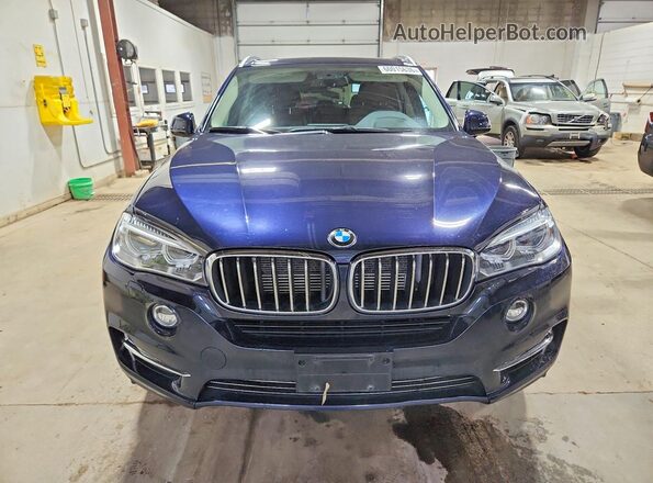 5UXKT0C56G0S77137 2016 BMW X5 Blue Դիմացի տեսք