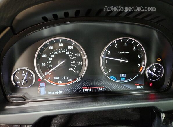 5UXKT0C56G0S77137 2016 BMW X5 Blue Սարքավորումների վահանակի տեսք