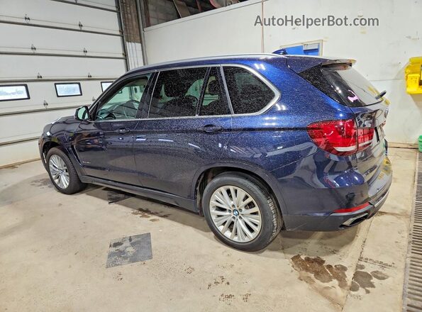 5UXKT0C56G0S77137 2016 BMW X5 Blue Հետևի ձախ