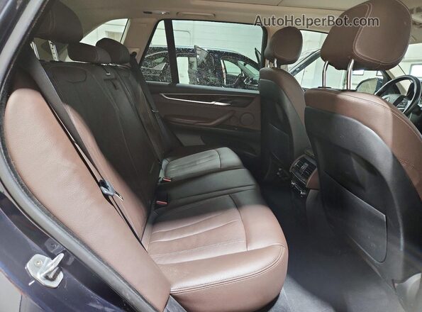 5UXKT0C56G0S77137 2016 BMW X5 Blue Սալոնի հետևի տեսք
