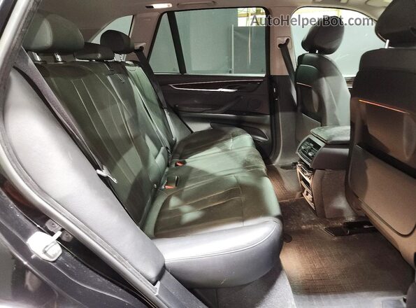 5UXKT0C57G0S76627 2016 BMW X5 Black Вид задньої частини салону
