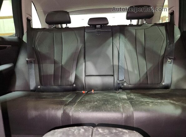 5UXKT0C57G0S76627 2016 BMW X5 Black Вид задніх сидінь