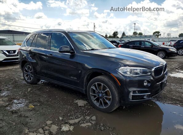 5UXKT0C57J0W00344 2018 BMW X5 Черный Передняя правая четверть