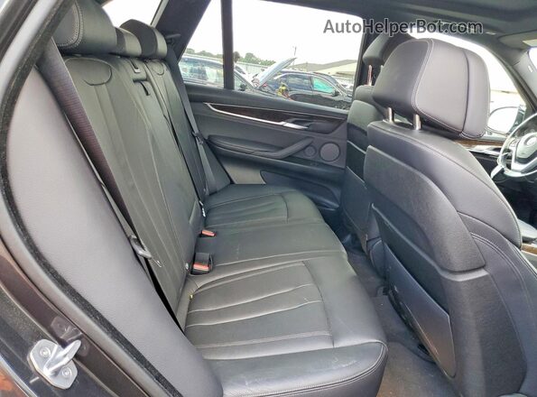 5UXKT0C57J0W00344 2018 BMW X5 Черный Вид задней части салона