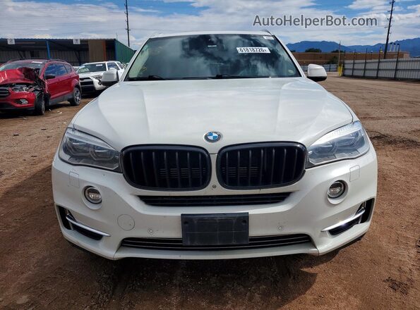 5UXKT0C59G0S75382 2016 BMW X5 White Vista frontal