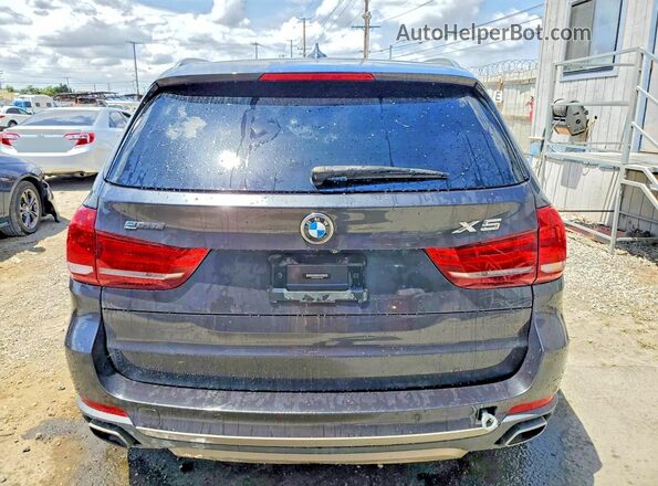 5UXKT0C59G0S75849 2016 BMW X5 Gray უკანა ხედი