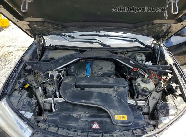 5UXKT0C59G0S75849 2016 BMW X5 Gray ძრავის განყოფილების ხედი