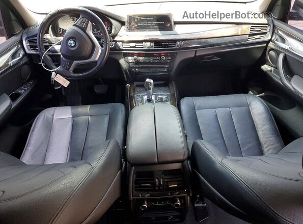 5UXKT0C59G0S75849 2016 BMW X5 Gray წინა პანელის ხედი