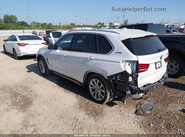 5UXKT0C59J0V99424 2018 BMW X5 Белый Задняя левая четверть