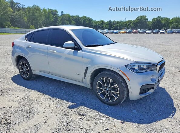 5UXKU0C36H0G68949 2017 BMW X6 Silver Առջևի աջ