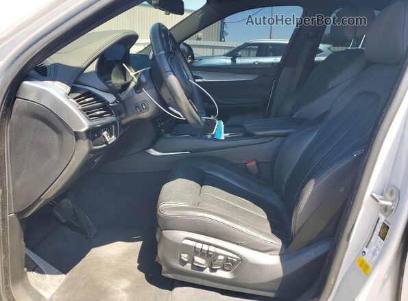 5UXKU0C36H0G68949 2017 BMW X6 Silver Սալոնի դիմացի տեսք
