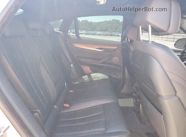 5UXKU0C36H0G68949 2017 BMW X6 Silver Սալոնի հետևի տեսք