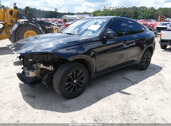 5UXKU0C37H0G68166 2017 BMW X6 Black Передня ліва чверть