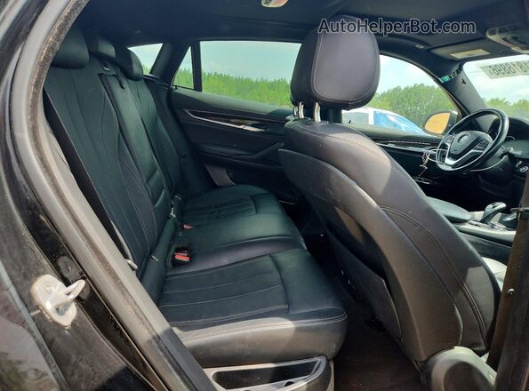5UXKU0C52J0G69717 2018 BMW X6 Turquoise Հետևի նստատեղերի տեսք