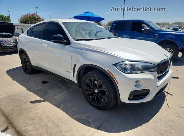 5UXKU0C53K0H98955 2019 BMW X6 White Front right