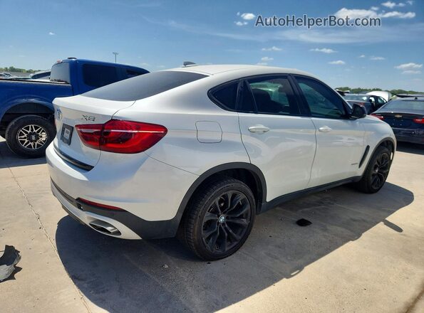 5UXKU0C53K0H98955 2019 BMW X6 White Rear right