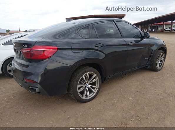 5UXKU0C54J0G80489 2018 BMW X6 Dark Blue Rear right