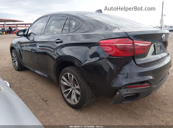 5UXKU0C54J0G80489 2018 BMW X6 Dark Blue Rear left