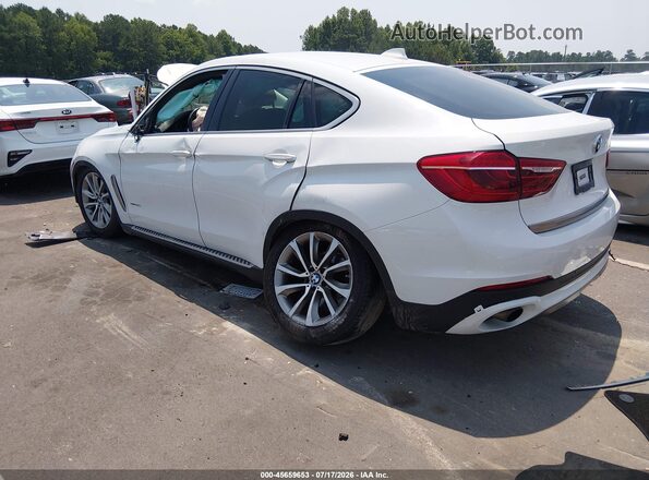 5UXKU0C5XG0F92393 2016 BMW X6 White Задня ліва чверть