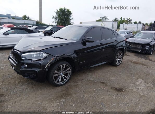 5UXKU0C5XG0F93415 2016 BMW X6 Black Передня ліва чверть