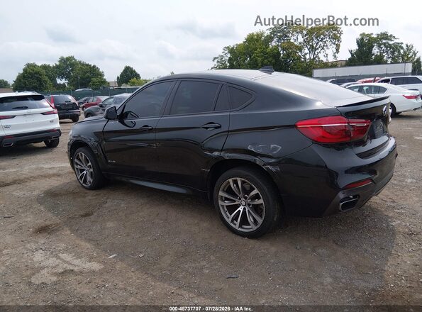 5UXKU0C5XG0F93415 2016 BMW X6 Black Задня ліва чверть