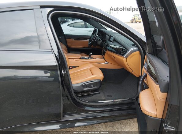 5UXKU0C5XG0F93415 2016 BMW X6 Black Вид салону спереду