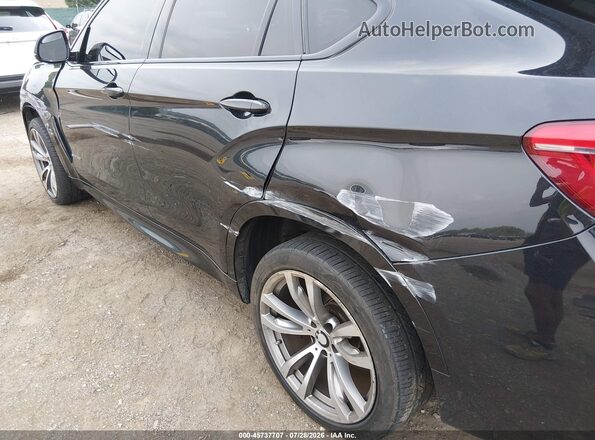 5UXKU0C5XG0F93415 2016 BMW X6 Black Вид спереду