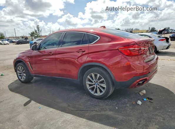 5UXKU2C33H0X46953 2017 BMW X6 Red Trasero izquierdo