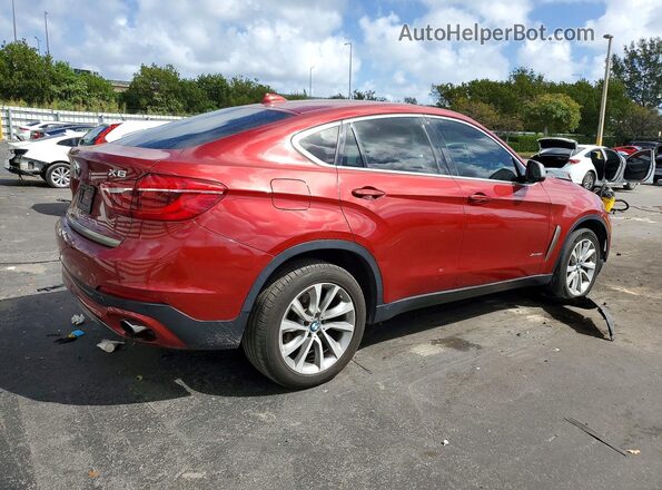 5UXKU2C33H0X46953 2017 BMW X6 Red Trasero derecho