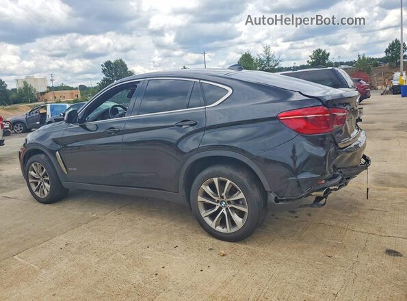 5UXKU2C36H0X47854 2017 BMW X6 Black Հետևի ձախ