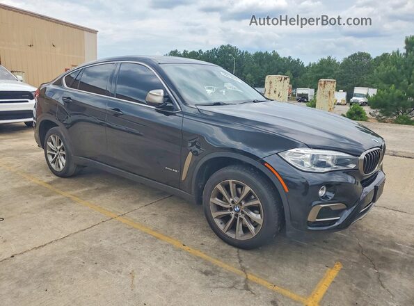 5UXKU2C36H0X47854 2017 BMW X6 Black Առջևի աջ
