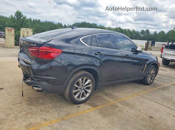 5UXKU2C36H0X47854 2017 BMW X6 Black Հետևի աջ