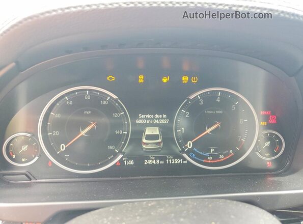 5UXKU2C36H0X47854 2017 BMW X6 Black Սարքավորումների վահանակի տեսք