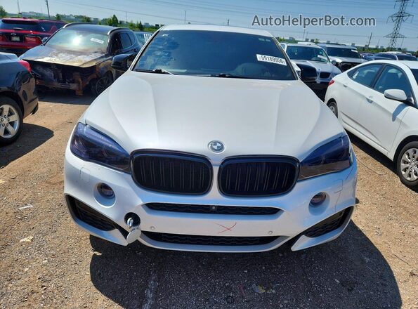 5UXKU2C38H0X47211 2017 BMW X6 White Вид спереду