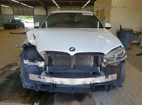 5UXKU2C39H0U30165 2017 BMW X6 White Вид спереду