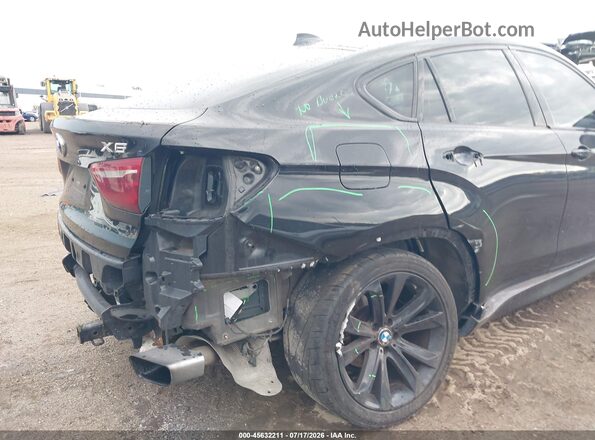 5UXKU2C50H0N85205 2017 BMW X6 Black Вид спереду