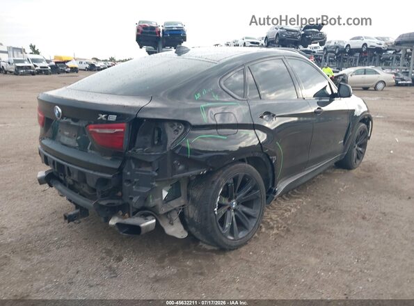 5UXKU2C50H0N85205 2017 BMW X6 Black Задня права чверть