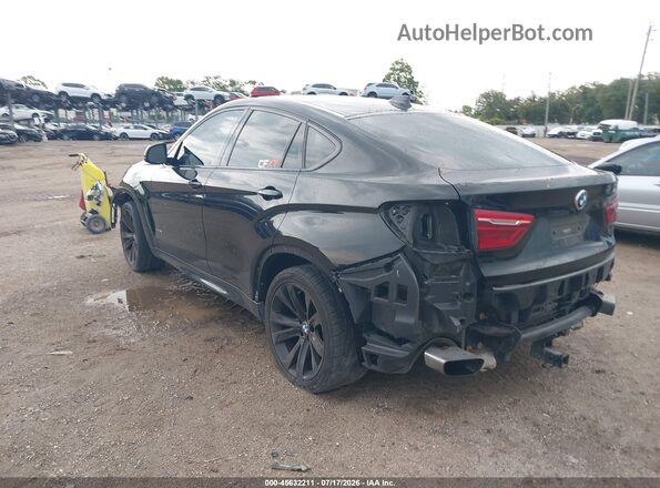 5UXKU2C50H0N85205 2017 BMW X6 Black Задня ліва чверть