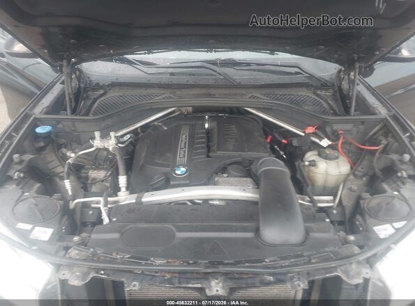 5UXKU2C50H0N85205 2017 BMW X6 Black Вид ззаду