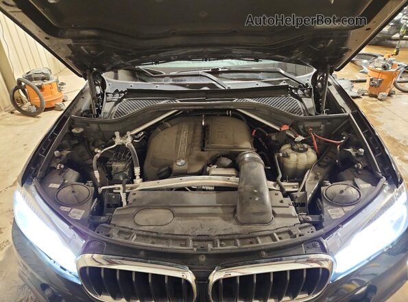 5UXKU2C50J0X51616 2018 BMW X6 Black Engine compartment view