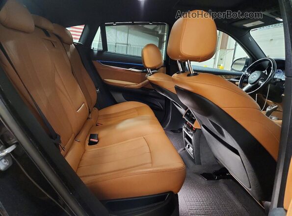 5UXKU2C50J0X51616 2018 BMW X6 Black Rear interior view